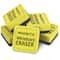Magnetic Whiteboard Eraser, 2" x 2", Yellow - 12 per pack